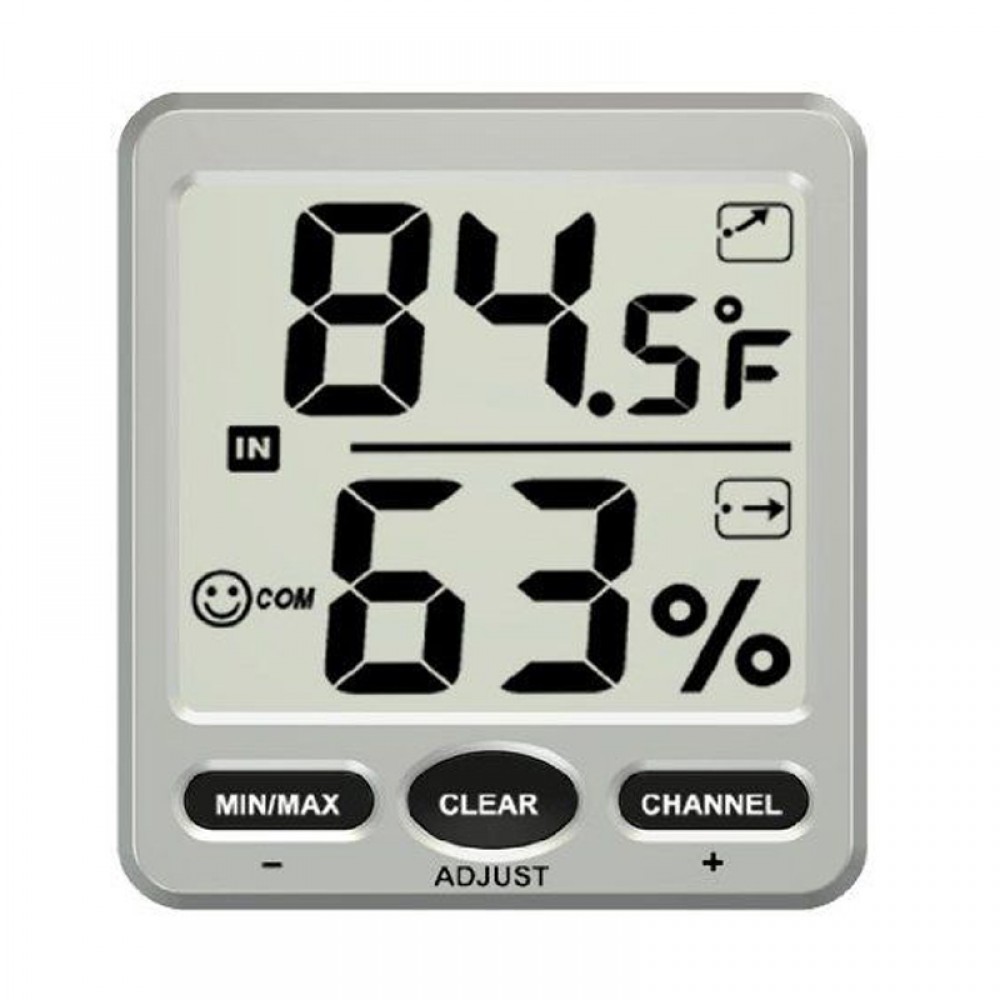 TS-WS-07-C1 8 Channel Wireless Weather Station Indoor Outdoor Thermometer Hygrometer Console