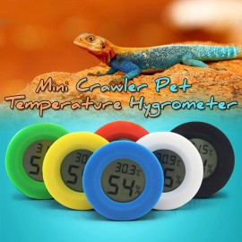 Mini Digital LCD Temperature Humidity Meter Thermometer Hygrometer Round