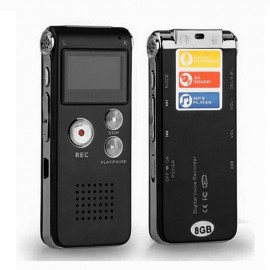 8GB 13Hr Digital Audio/Sound/Voice Recorder Rechargeable Dictaphone MP3 Player