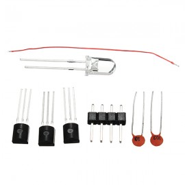 10Pcs 3-12V GSM Mobile Phone Signal Flashlightt DIY Kit Electronic Circuit Training Suite