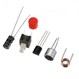 RF-01 DIY Wireless Microphone Parts 5mA 70MHz FM Transmitter Production Kit With Antenna