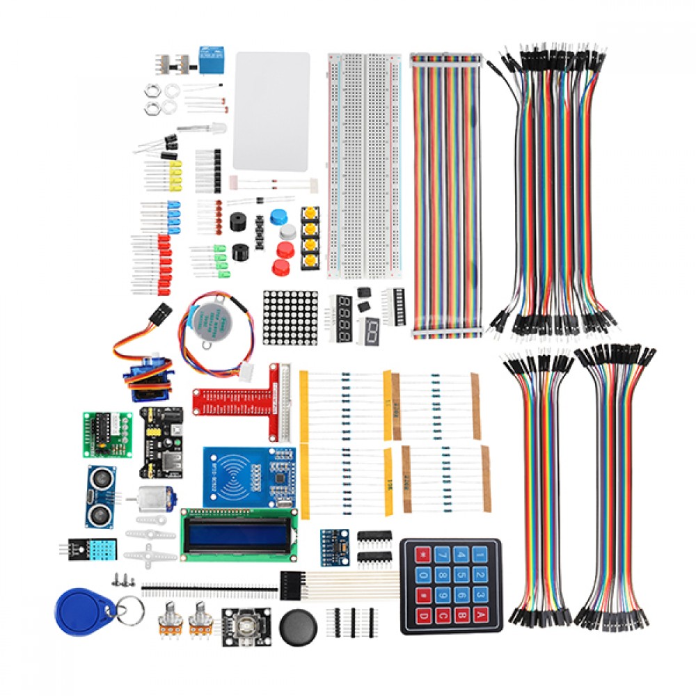 DIY E8 New Ultimate Starter Learning Kit With Python Motor For Raspberry Pi 2