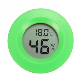 Mini Digital LCD Temperature Humidity Meter Thermometer Hygrometer Round