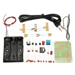 FM Transmitter Kit RF-02 Wireless Microphone Parts MP3 Repeater Micro Transmitter With Antenna Battery Holder