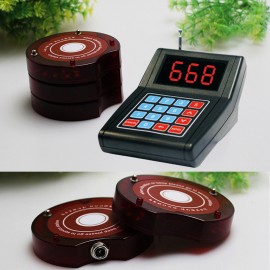 DC 12V Speed Wireless Restaurant Coaster Pagers Guest Calling Paging Queuing System