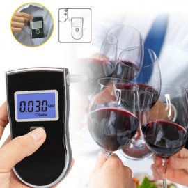 EDC Portable LCD Advance Police Digital Breath Alcohol Tester Breathalyzer Analyzer Detector