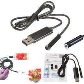 7mm 2 In1 USB Endoscope Borescope Inspection Camera for Phone Tablet PC