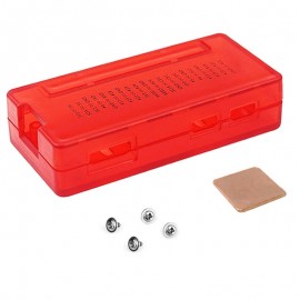 LandaTianrui LDTR-PJ012 ABS Protective Case with Heat Sink for Raspberry Pi Zero W / Zero (Red)