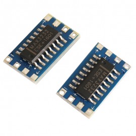 2 PCS Mini RS232 Max3232 to TTL Level Conversion Board