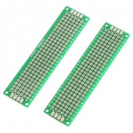 7 in 1 20 x 80mm Double Sided Printed Circuit Board with 40 Pin Header Kit for DIY Project