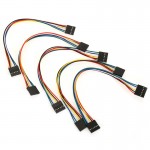 5 PCS 21cm LDTR-YJ011 6 Pin Jumper Cable Female to Female Dupont Wire for Arduino