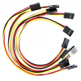 5 PCS 4 Pin Jumper Cable Female to Female Dupont Wire for Arduino