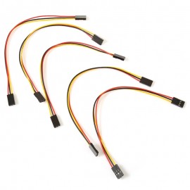 5 PCS 3 Pin Jumper Cable Female to Female Dupont Wire for Arduino