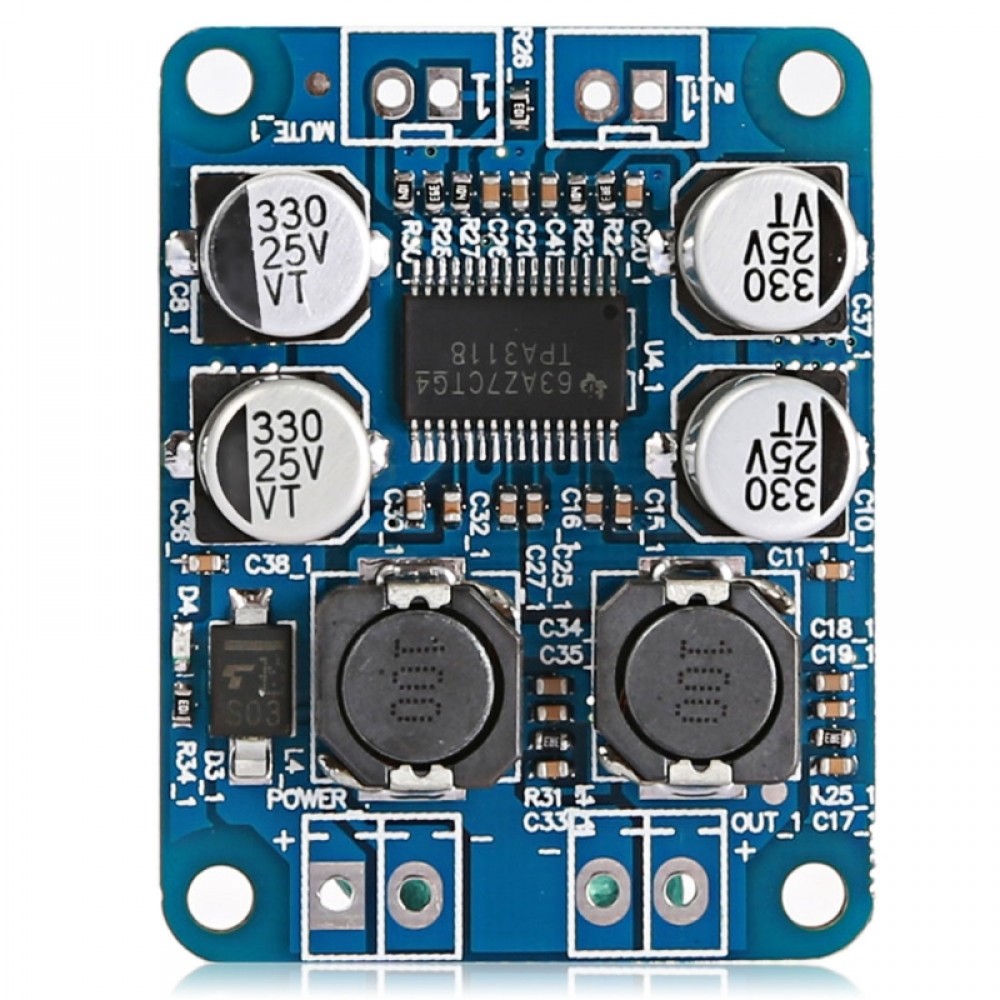 60W High-power Single-channel Digital Amplifier Board