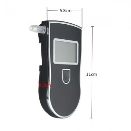 EDC Portable LCD Advance Police Digital Breath Alcohol Tester Breathalyzer Analyzer Detector