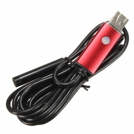 2M 6LED Micro USB Endoscope Inspection Borescope Camera 2M with Hook Magnet Mirror for Android PC