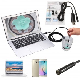 7mm 2 In1 USB Endoscope Borescope Inspection Camera for Phone Tablet PC